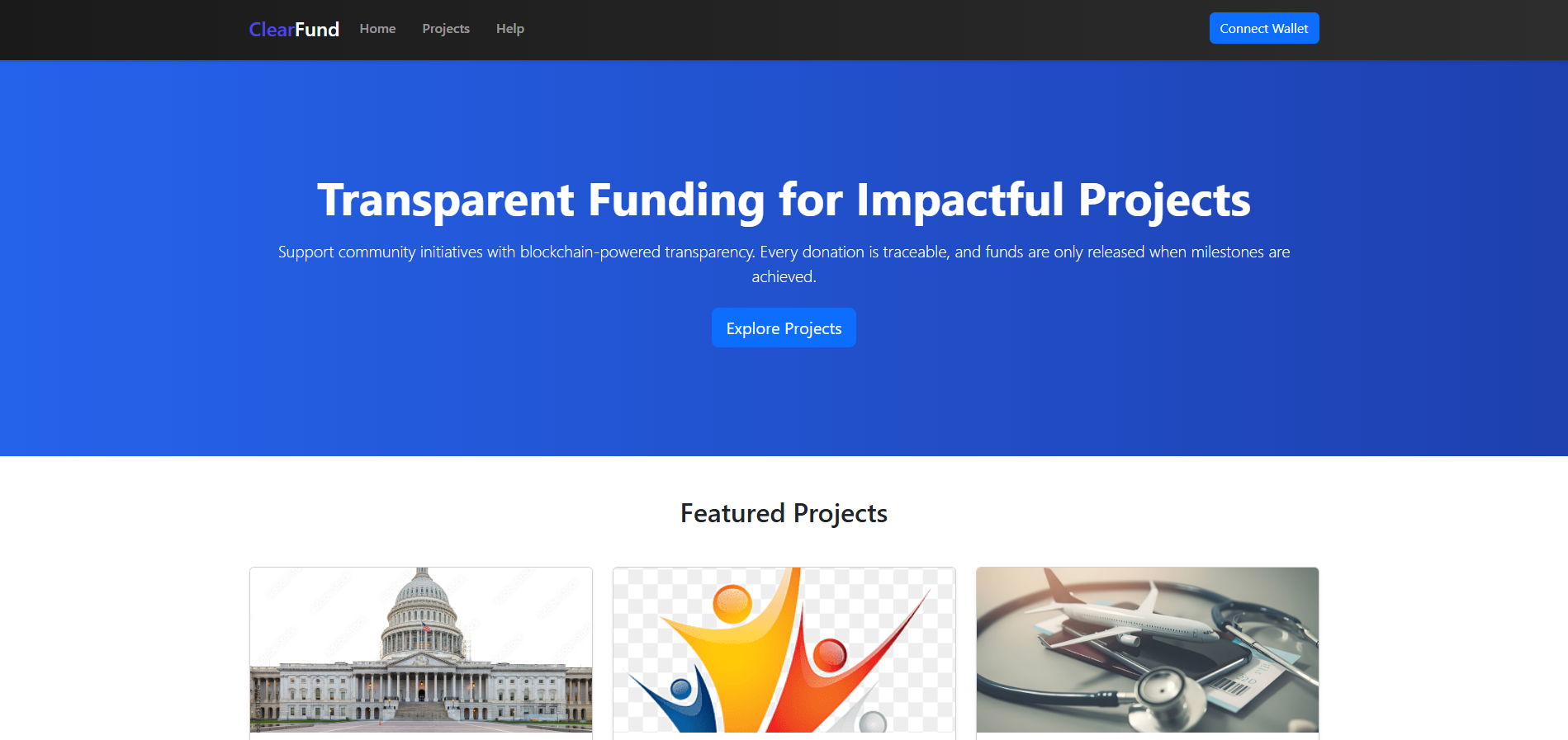 ClearFund Project Preview